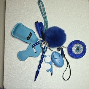 Safety Keychain Blue Eye